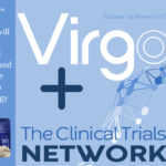 Virgo and CTNx Partner. Network of 30+ high-qualify research sites will leverage endoscopy Al platform to expand and accelerate enrollment in gastroenterology clinical trials. Blue and white banner.