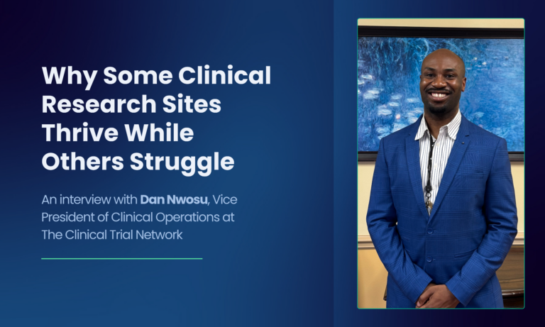 Hero image of Dan Nwosu - VP of Clinical Operations at the Clinical Trials Network